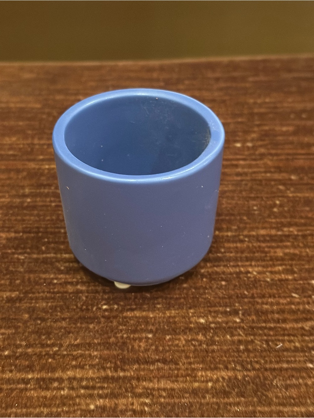 Matte Blue Ceramic Accent Vase - Home Accents